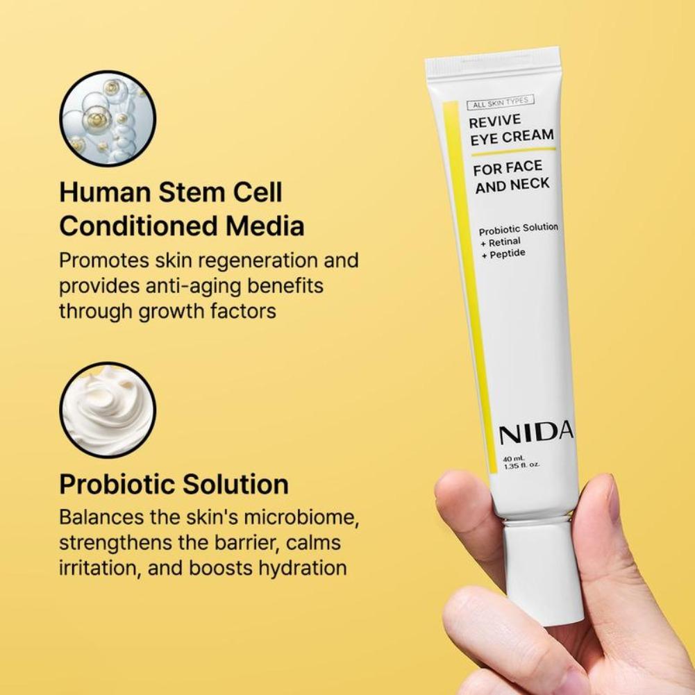 Korean 40ml NIDA Revive Eye Cr - Peptide Neck Cream review and price