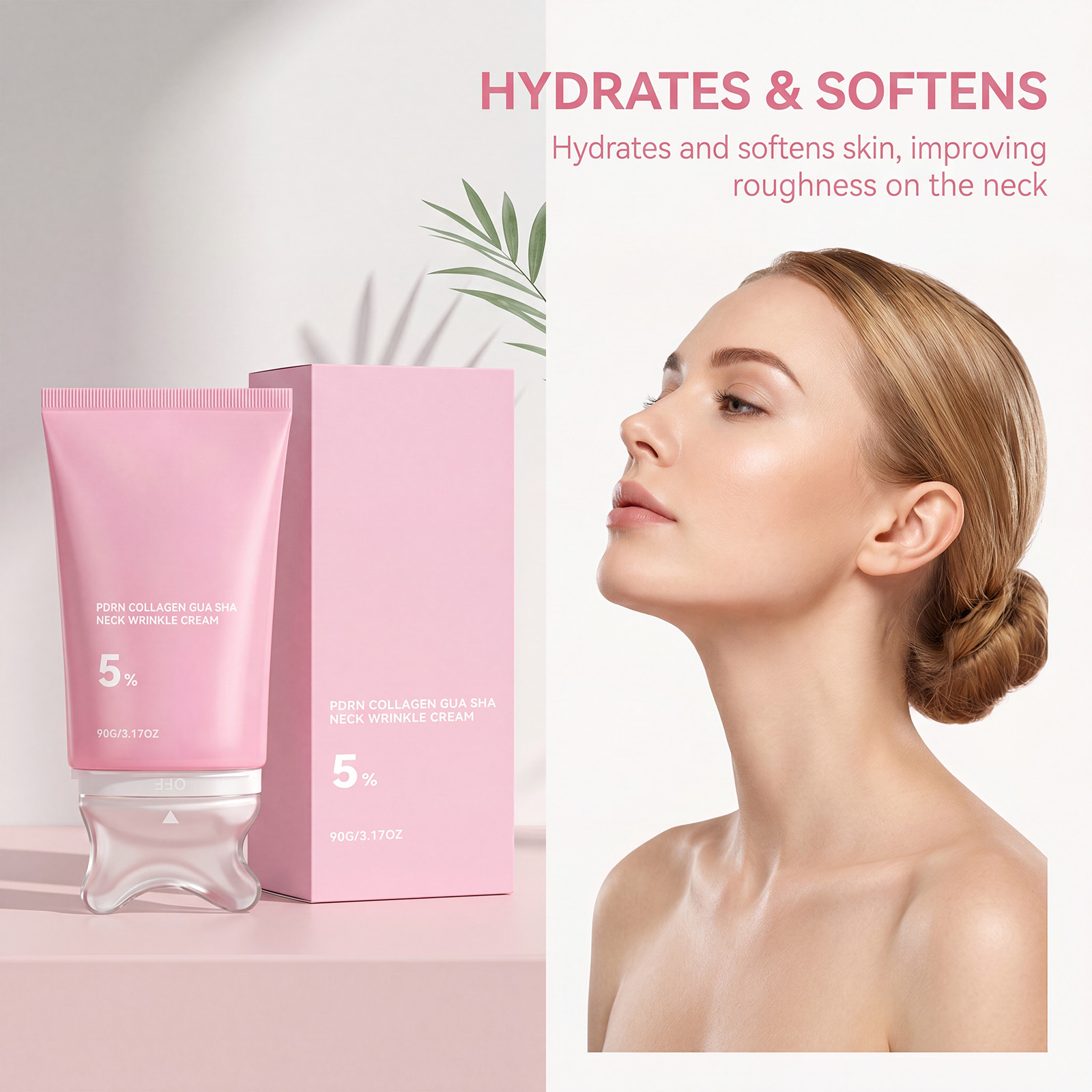 PDRN Pink Collagen Neck Cream  - Peptide Neck Cream review and price