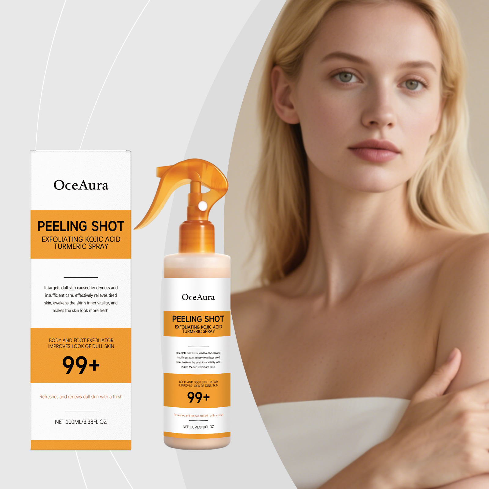 Kojic Acid Turmeric Spray Dead - Skincare Glowing review and price