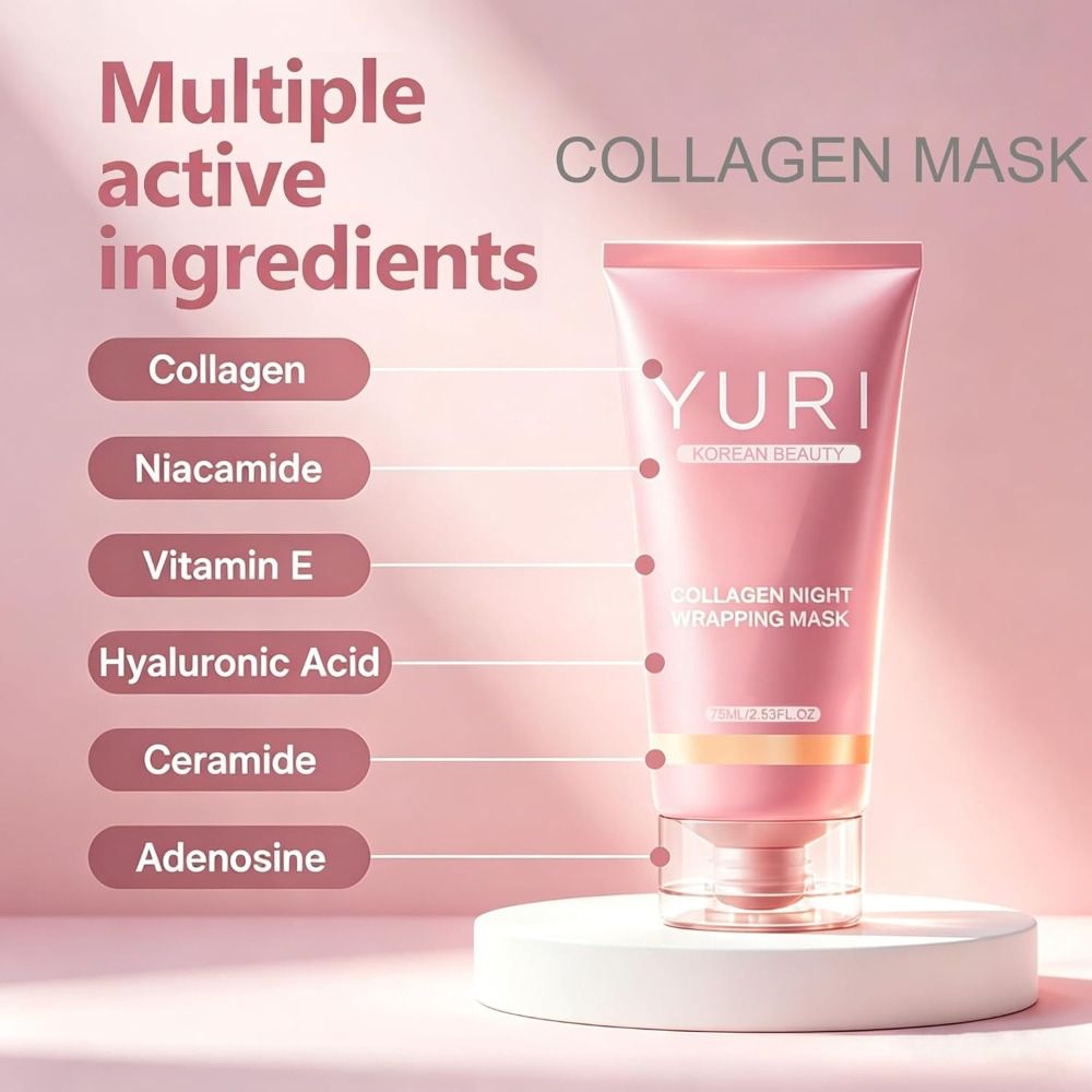 New 75ML Collagen Night Wrappi - Peptide Neck Cream review and price